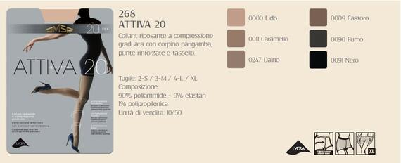 - 268OM COLLANT DONNA LYCRA ATTIVA 20